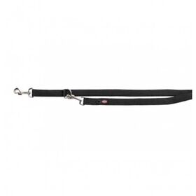 Trela para Cão e Gato Dupla Ajustável Premium Preto L-XL product image