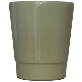 Vaso Redondo Faiança 14cm Verde product image