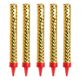 Imagem do produto Vela Mágica Foguetes Dourados 12cm