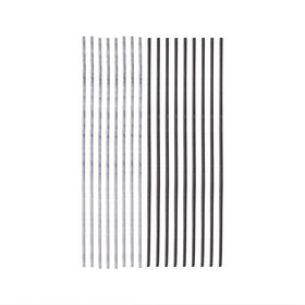 Imagem do produto Velas Mágicas 18cm Branco e Preto 