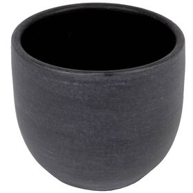 Vaso Redondo Faiança 15cm Cinza product image