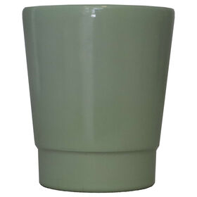 Vaso Redondo Faiança 14cm Verde product image