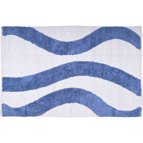 Imagem do produto Tapete 60x90cm Ondas Azuis Caribbean Nautic
