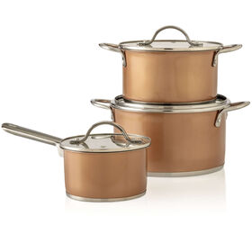 Trem Cozinha 3 Peças Aço Inoxidável Glass Copper product image
