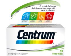 Imagem do produto suplemento centrum 90 comprimidos