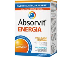 Imagem do produto suplemento absorvit energia 30 comprimidos
