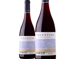 Imagem do produto vinho tinto vicentino pinot noir naked 0.75l