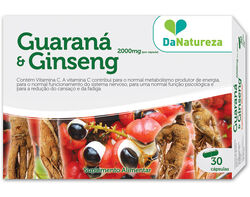 Imagem do produto suplemento da natureza guaraná e ginseng (16g) 30 caps