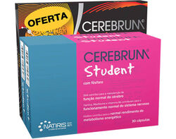 Imagem do produto suplemento cerebrum student 2x30capsulas com oferta c. shot