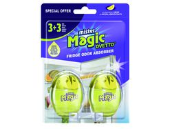 absorvente odor mister magic para frigorífico limão 2x40g product image