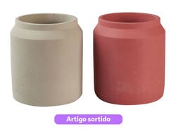 vaso decorativo garden star cimento ø16x18cm cores sortidas product image