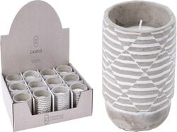 Imagem do produto vela citronela decoração vaso cimento 8x8x7.5cm
