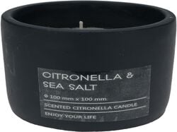 Imagem do produto vela citronela em vaso antracite 10x10x10cm