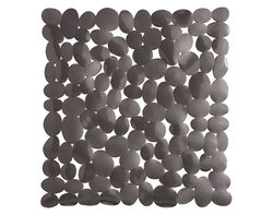 Imagem do produto tapete antiderrapante actuel pvc pedras cinzento 52x54cm