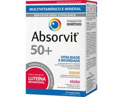 Imagem do produto suplemento absorvit 50+ 30 comprimidos