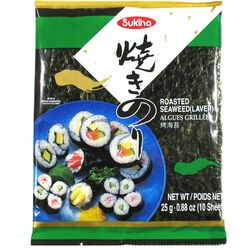 Imagem do produto algas sukina assadas coreanas 24g