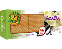 Imagem do produto wafer cem porcento baunilha sem açúcar 180g