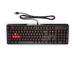Imagem do produto teclado gaming hp cherry red usb pt omen encoder
