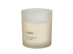 Imagem do produto vela em copo vidro manulena cedro 270g