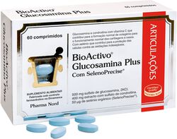 Imagem do produto suplemento bioactivo glucosamina plus 60 comprimidos