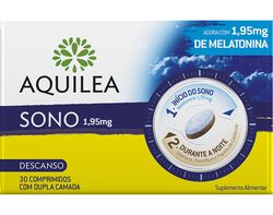 Imagem do produto suplemento aquilea sono 1.95mg 30 comprimidos