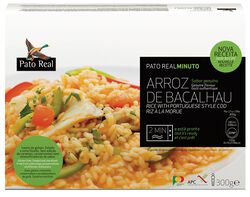 arroz pato real minuto de bacalhau 300g product image