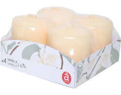 4 mini velas pilar actuel perfumadas baunilha product image