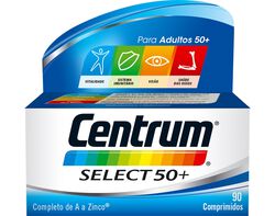 Imagem do produto suplemento centrum select 50+ 90 comprimidos