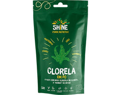 Imagem do produto alga shine clorela em pó 50g