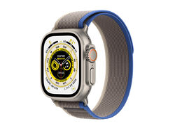 Imagem do produto apple watch ultra gps + cellular 49mm titanium blue/gray trail
