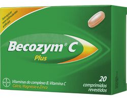 Imagem do produto suplemento becozyme c plus 30 comprimidos