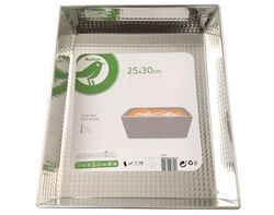 Imagem do produto tabuleiro auchan essencial metal 28x23 5