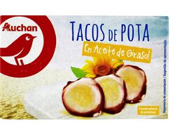 Imagem do produto tentáculos de pota auchan em óleo de girassol 115(72)g