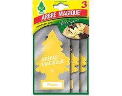 Imagem do produto ambientador automóvel arbre magique baunilha pack 3 unidades