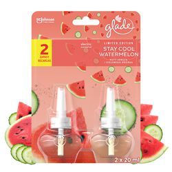 Imagem do produto ambientador eléctrico recarga glade melancia 2x20ml