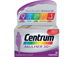 Imagem do produto suplemento centrum mulher 50+ 30 comprimidos