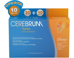 Imagem do produto suplemento cerebrum forte 30ampolas com oferta 10 ampolas