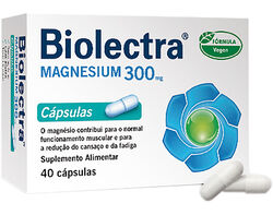 Imagem do produto suplemento biolectra magnesium 300 mg 40 capsulas