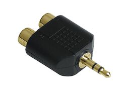 Imagem do produto adaptador qilive 2 rca f-jack 35mm m g3222934