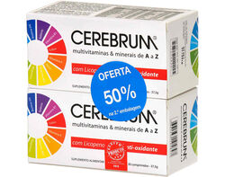 Imagem do produto suplemento cerebrum multivitaminico 2x30comprimidos -25%
