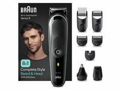 Imagem do produto aparador de barba e cabelo braun series 3 mgk3441
