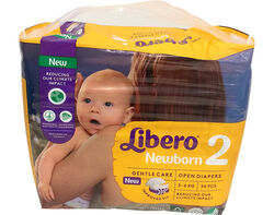 fraldas libero recém nascido 2 3-6kg 34un product image