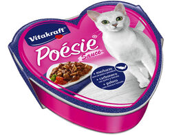 Imagem do produto alimento humido gato vitakraft poesie peixe e tomate 85g