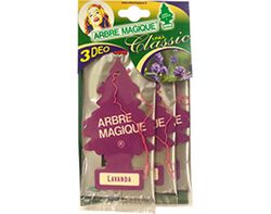 Imagem do produto ambientador automóvel arbre magique lavanda pack 3 unidades