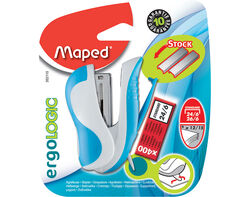 Imagem do produto agrafador + 400 agrafos ergologic maped 24/6