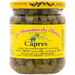 Imagem do produto alcaparras les domaines des oliviers kosher 210g