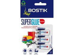 Imagem do produto supercola líquida bostik cianocrilato 3x1g
