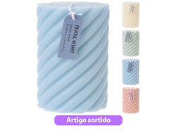 Imagem do produto vela pilar sortida 14cm