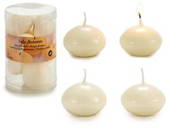Imagem do produto velas flutuante acorde creme pack 8 unidades