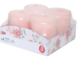 4 mini velas pilar actuel perfumadas rosa product image